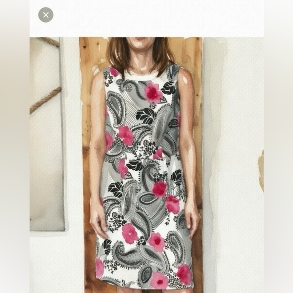 NWOT Floral sheath dress - Picture 3 of 8